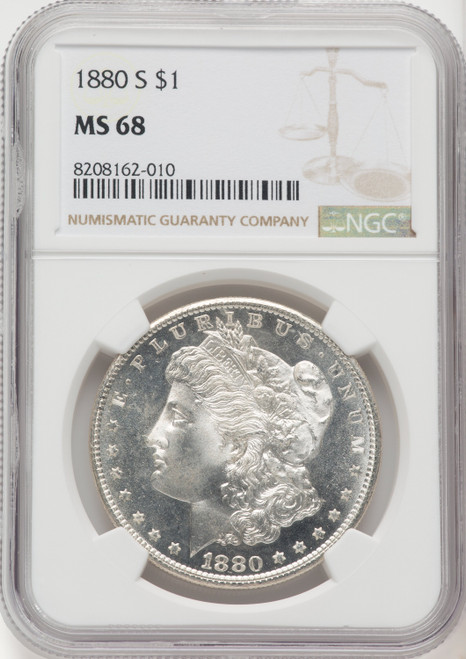 1880-S $1 Morgan Dollar NGC MS68 (768881002)