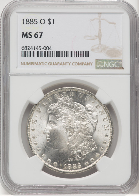 1885-O $1 Morgan Dollar NGC MS67 (769303006)