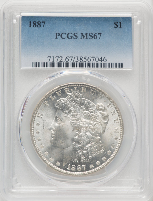 1887 $1 Morgan Dollar PCGS MS67 (519097183)