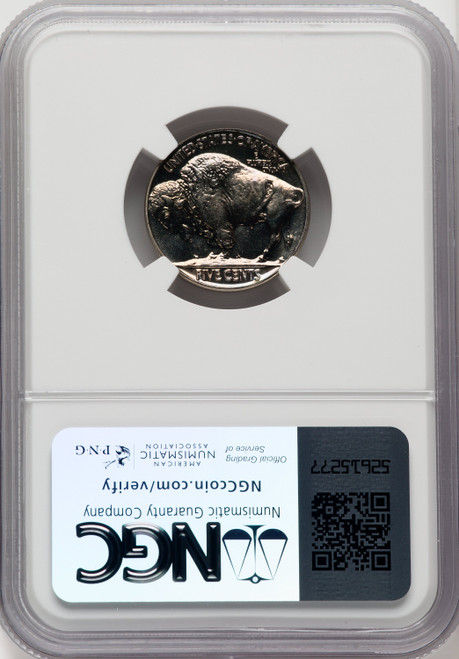 1937 5C Kenneth Bressett Red Book Proof Buffalo Nickel NGC PR68 (762973001)