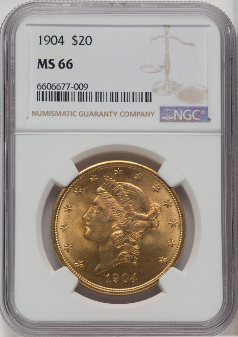 1904 $20 Liberty Liberty Double Eagle NGC MS66 (762973026)