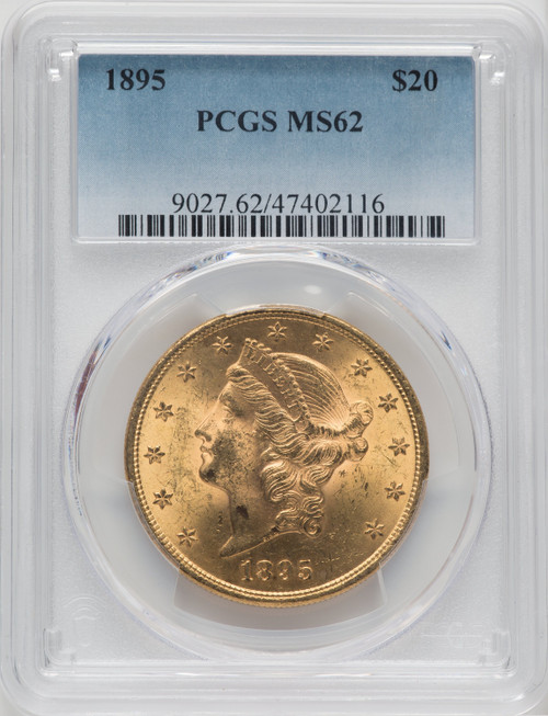 1895 $20 Liberty Double Eagle PCGS MS62 (763311066)