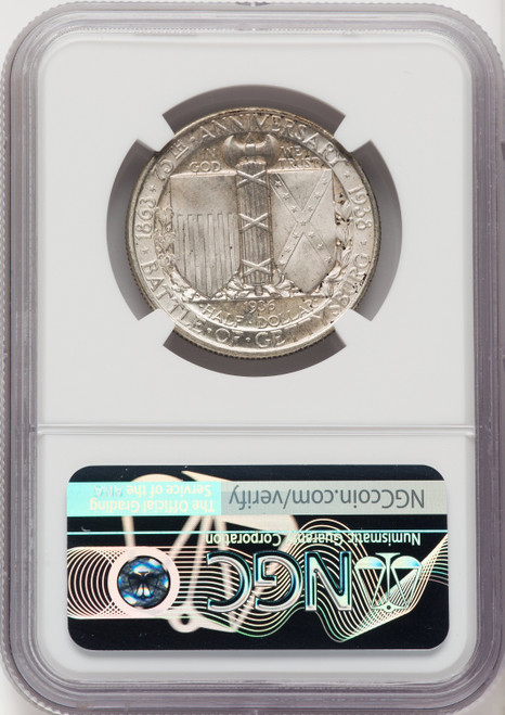 1936 50C Gettysburg Commemorative Silver NGC MS67+ (769758011)