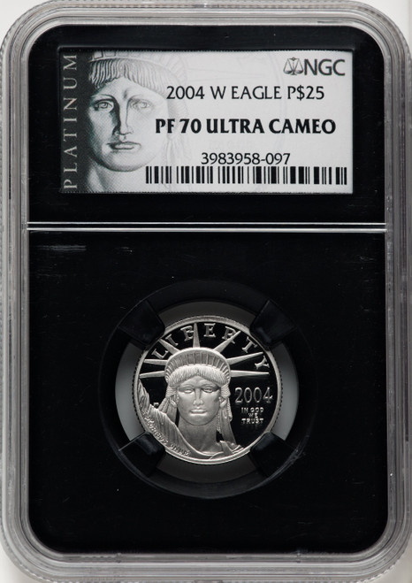 2004-W P$25 Quarter-Ounce Platinum Eagle Statue of Liberty NGC PF70 (769849001)
