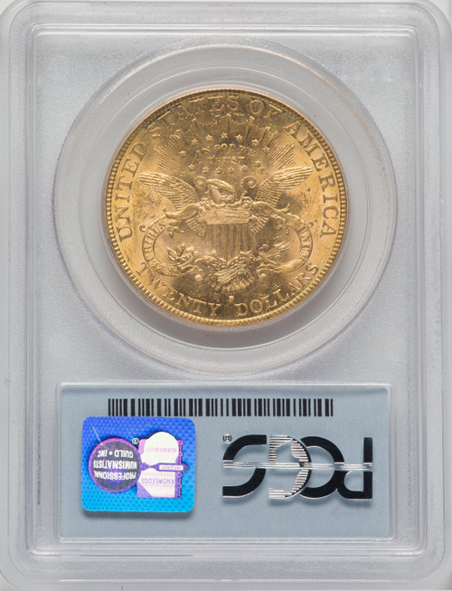 1895-S $20 Liberty Double Eagle PCGS MS62 (763621013)