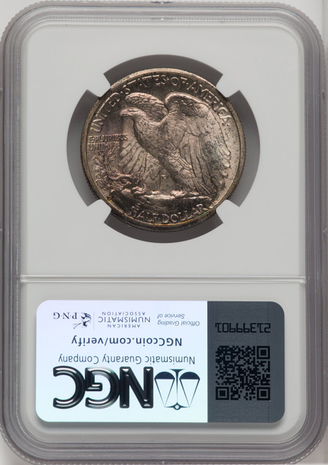 1945-D 50C Walking Liberty Half Dollar NGC MS67 (763991002)