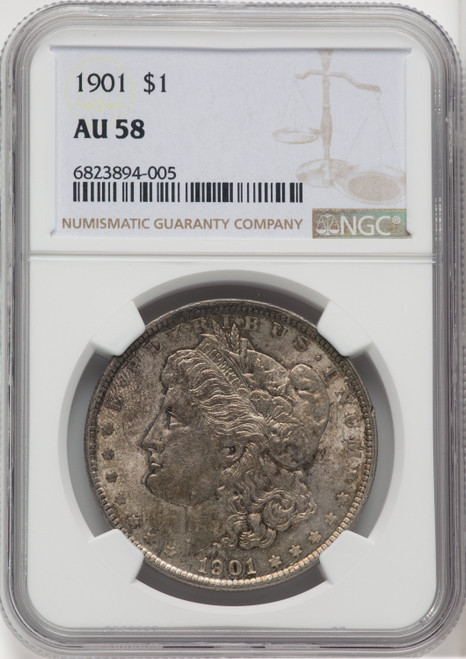 1901 $1 Morgan Dollar NGC AU58 (764008013)