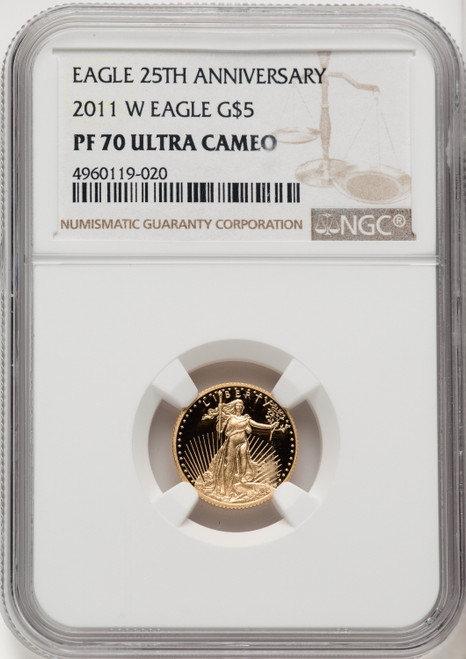 2011-W Gold American Eagle Brown Label 4-Coin Set NGC PF70 2011-W Gold American Eagle Brown Label 4-Coin Set NGC PF70