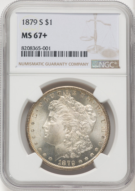 1879-S Morgan Dollar NGC MS67+