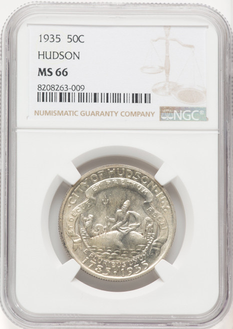 1935 50C Hudson Commemorative Silver NGC MS66 (769899024)