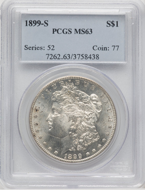 1899-S Morgan Dollar PCGS MS63