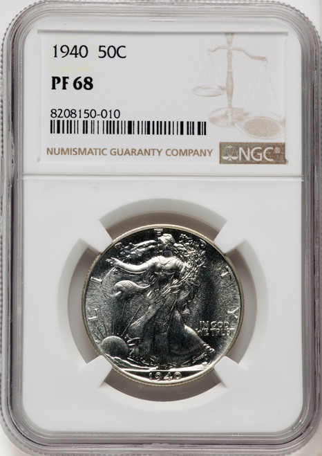 1940 50C Proof Walking Liberty Half Dollar NGC PR68 (769195016)