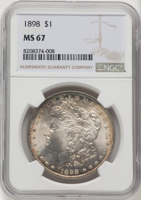 1898 Morgan Dollar NGC MS67