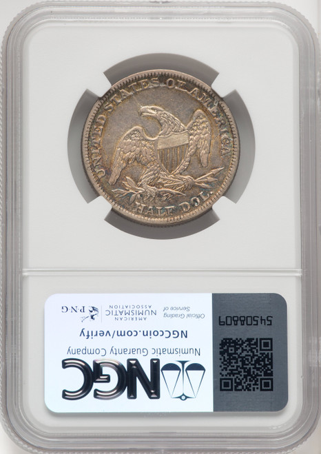 1839-O 50C Reeded Edge Half Dollar NGC AU53