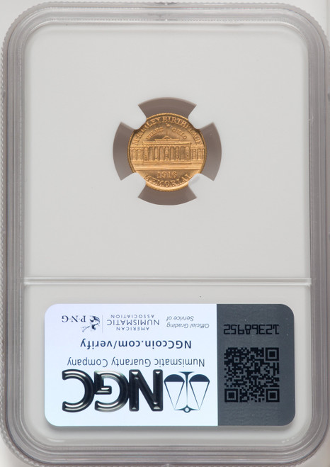 1916 G$1 McKinley Commemorative Gold NGC MS67 (769210025)