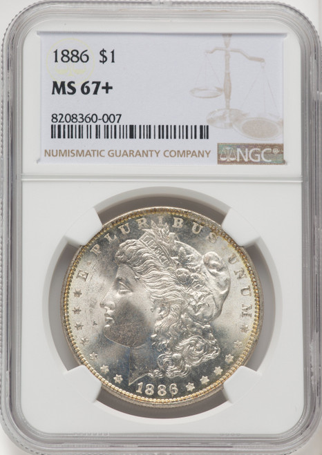 1886 Morgan Dollar NGC MS67+ (769255003)