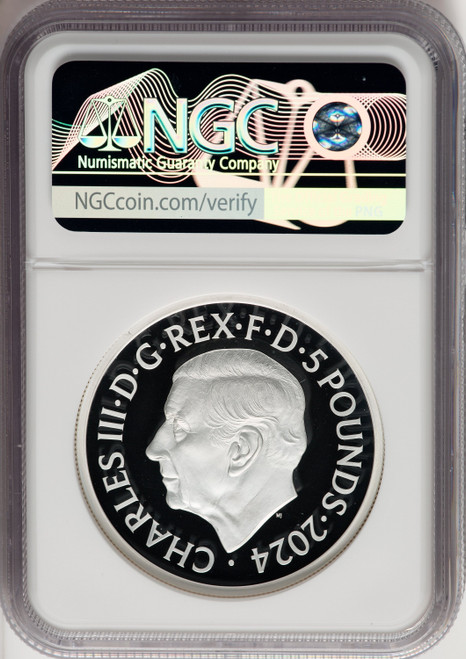 Charles III silver Proof  Han Solo & Chewbacca  5 Pounds (2 oz) 2024 PR70 Ultra Cameo NGC World Coins NGC MS70