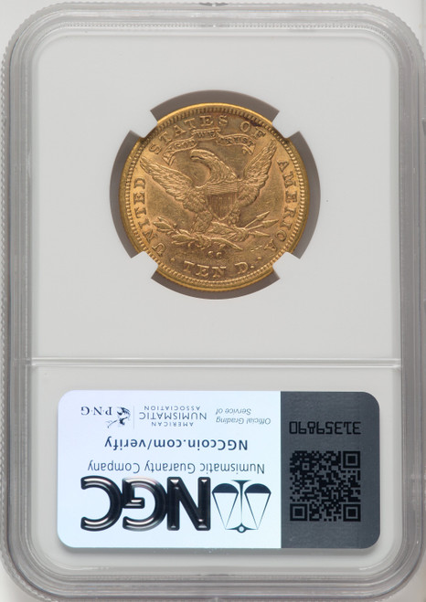 1881-CC $10 Liberty Eagle NGC AU58