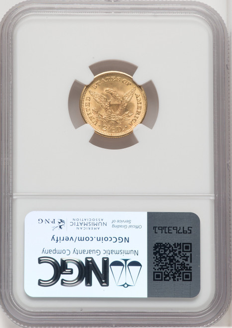 1905 $2.50 Liberty Quarter Eagle NGC MS67 (768602052)