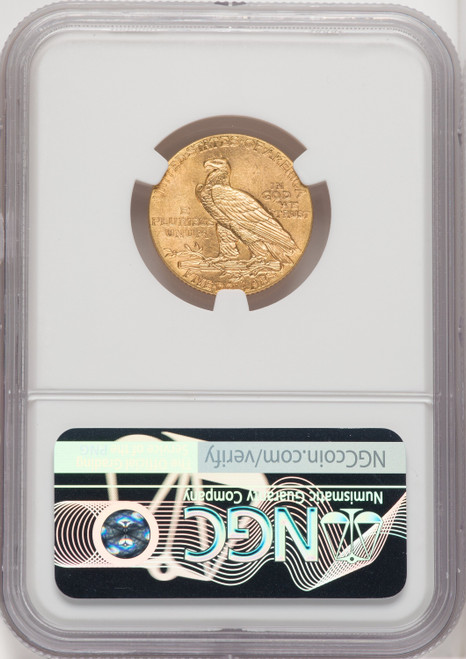 1915 $5 Indian Half Eagle NGC MS64 (760538005)