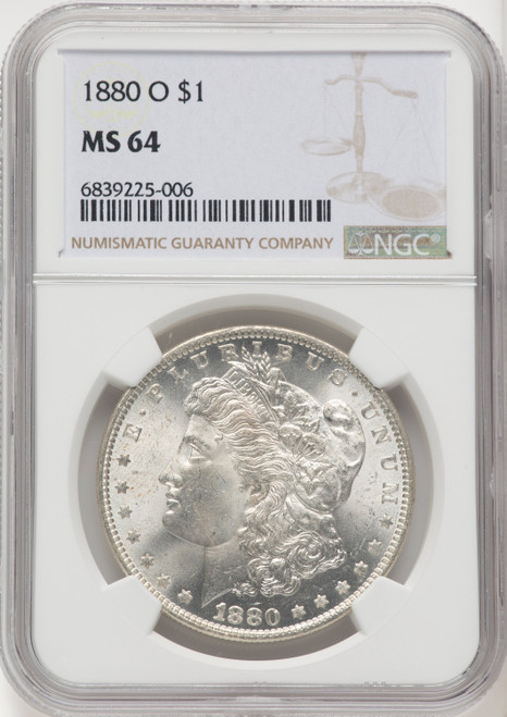 1880-O Morgan Dollar NGC MS64