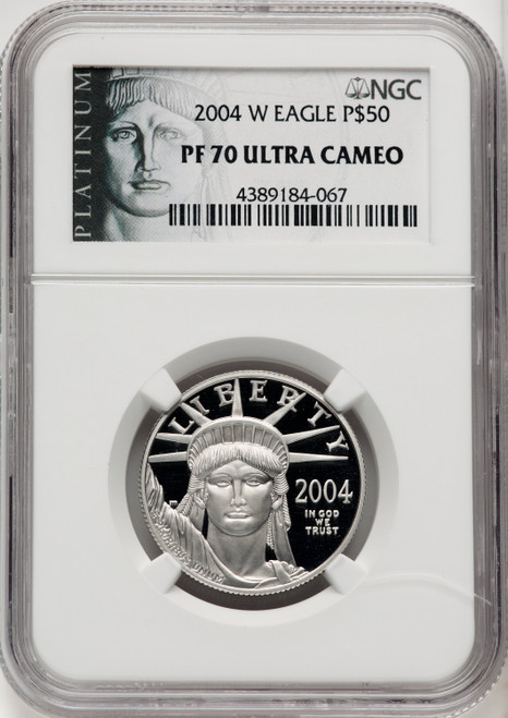 2004-W P$50 Half-Ounce Platinum Eagle NGC PF70 (770462052)