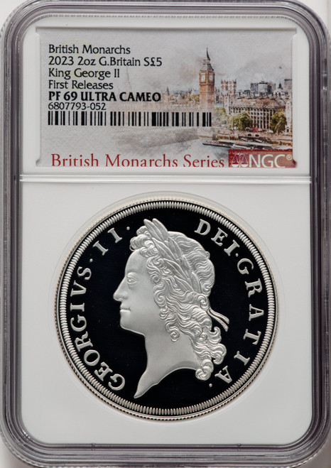 2023 2 oz Great Britian King George II NGC PR69 UCAM