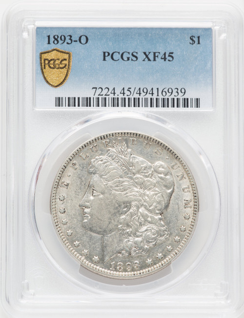 1893-O Morgan Dollar PCGS XF45