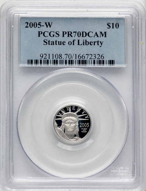 2005-W Platinum American Eagle 4-Coin Set PCGS PR70