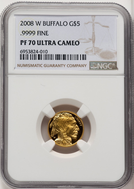 2008-W Gold American Buffalo 4-Coin Set NGC PF70 (506907001)