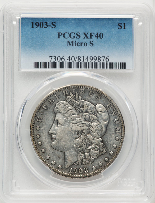 1903-S Micro S Morgan Dollar PCGS XF40