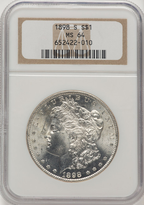 1898-S Morgan Dollar NGC MS64