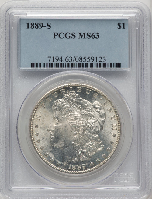 1889-S Morgan Dollar PCGS MS63 (774414037)