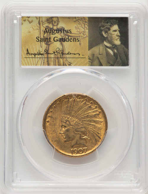 1907 $10 No Motto Indian Eagle PCGS MS61 (774896002)