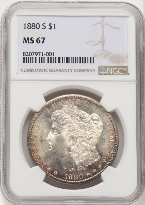 1880-S Morgan Dollar NGC MS67 (774952006)