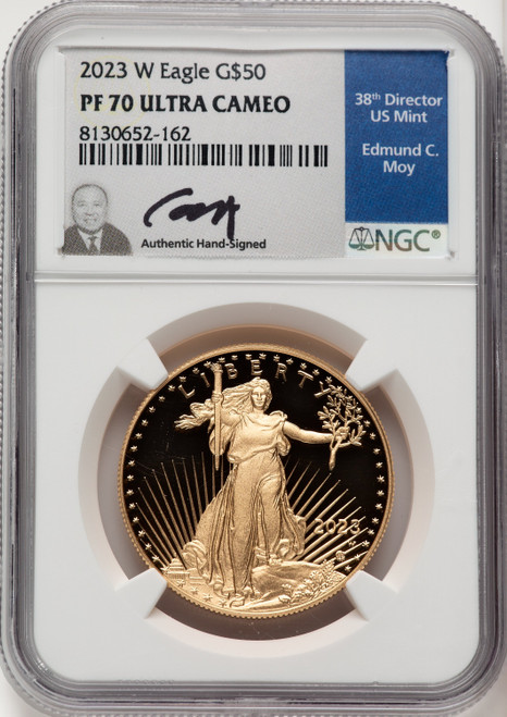 2023-W Gold Eagle 4-Coin Set NGC MS70 Ed Moy
