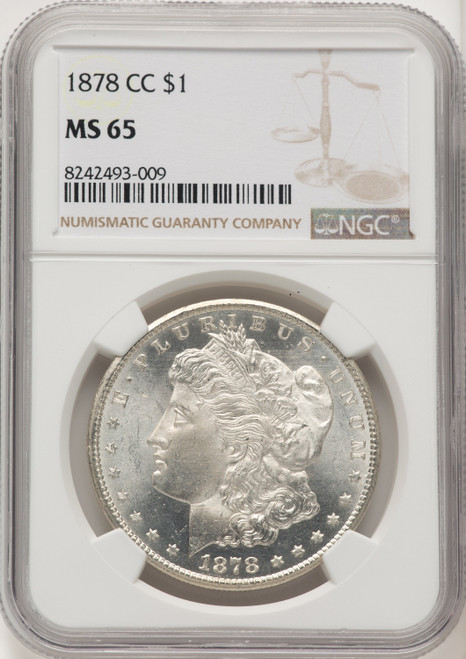 1878-CC Morgan Dollar NGC MS65 (774721009)