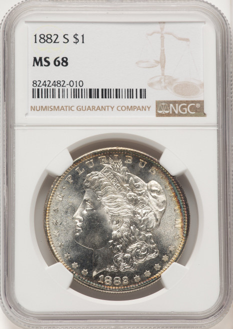 1882-S Morgan Dollar NGC MS68 (774265005) 1882-S Morgan Dollar NGC MS68 (774265005)
