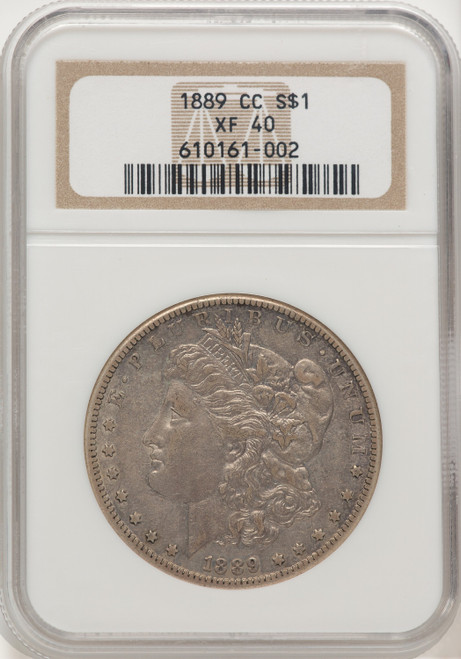 1889-CC Morgan Dollar NGC XF40