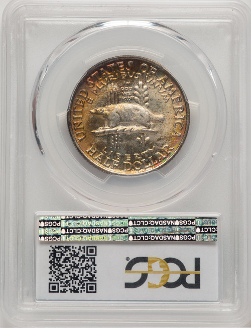1936 50C Wisconsin CAC Commemorative Silver PCGS MS68 - LCR Coin