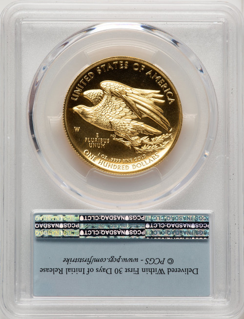 2015-W $100 American Liberty High Relief FS Flag PCGS MS70PL