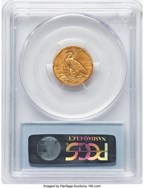 1914-D $2.50 CAC Indian Quarter Eagle PCGS MS62