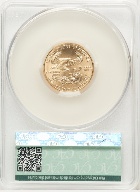 2001 Gold Eagle 1/4 oz Non Designation CACG MS69
