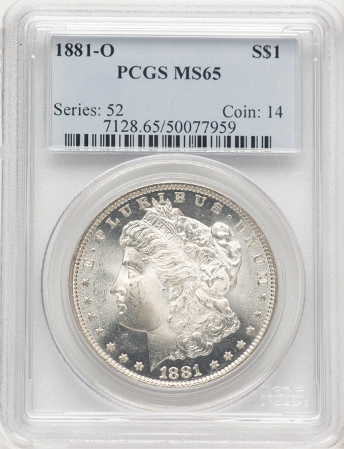 1881-O Morgan Dollar PCGS MS65 (778956001)
