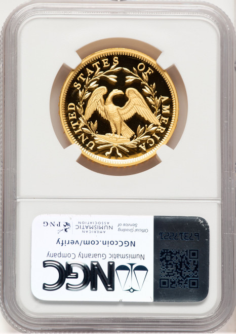 2024-(W) Gold 230th Anniversary Flowing Hair Medal FDI Flowing Hair Label NGC MS70