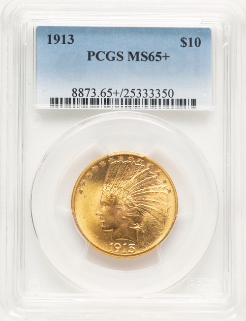 1913 $10 Indian Eagle PCGS MS65+