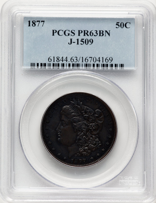 1877 50C J-1509 BN Patterns PCGS MS63