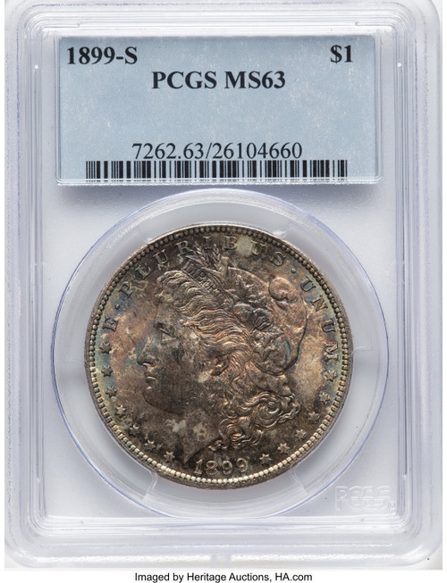 1899-S Morgan Dollar PCGS MS63 (781208003)