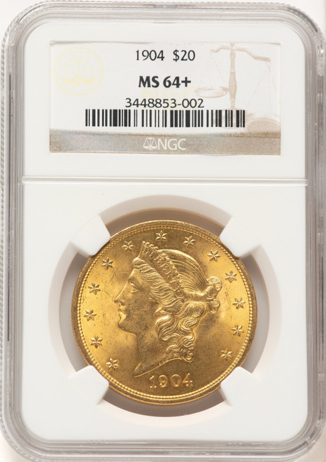 1904 $20 Liberty Liberty Double Eagle NGC MS64+ (779294005)