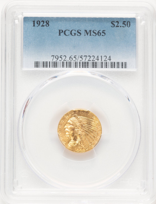1928 $2.50 Indian Quarter Eagle PCGS MS65 (780925015)